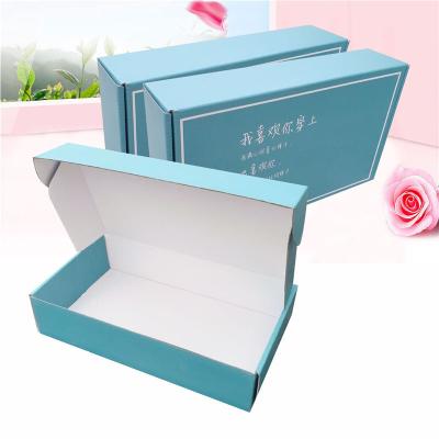 China Recyclable Custom White Pink Corrugated Mailer Boxes With Custom Logo Printing for sale