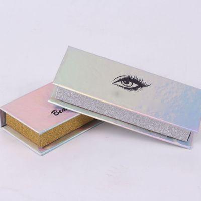 China Recyclable Custom Wholesale Printed Eyelash Packaging Box With Your Own Logo for sale