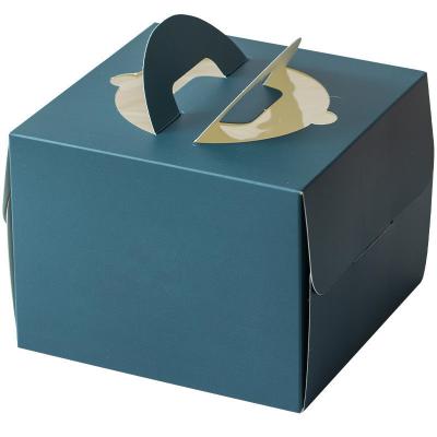 China Recycled Materials Logo Boxes Custom Paper Cake Packaging Box for sale