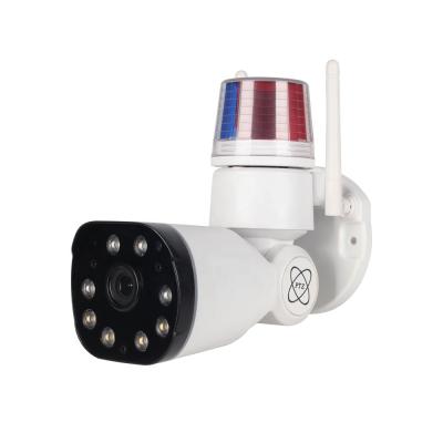 China Integrated Siren Bestech 3MP 4mm Auto Tracking Outdoor Wireless PT Bullet IP Camera for sale