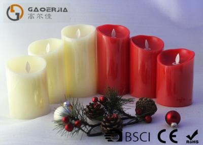 China Customized Led Dancing Flame Candles , 3 Inch Battery Operated Candles for sale