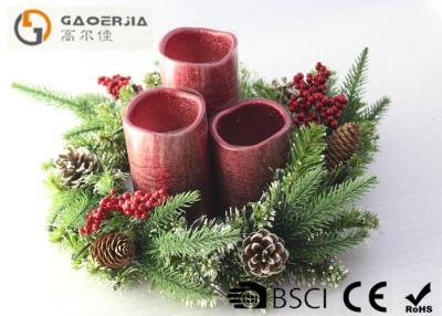 China Professional Advent Wreath Led Candles With Timer ODM / OEM Available for sale