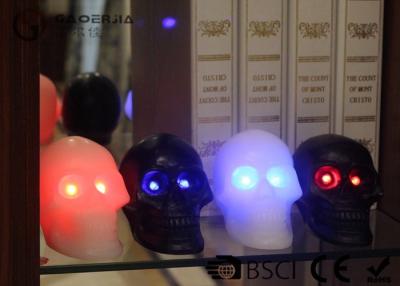 China Skull Shaped Safety Halloween Led Candles For Home Decoration 340g for sale