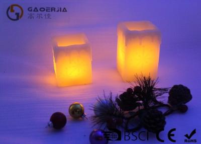 China Snowflake Carved Safety Electric Led Candles Eco Friendly For Church for sale