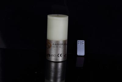 China White / Champagne Gold Moving Flame Led Candles With Pump / Four Batteries for sale