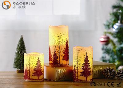 China Glittering Christmas Led Candles On / Off Switch Tree Decorative Candles for sale