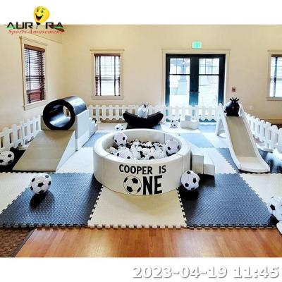 China Partida de crianças Grande parque infantil com deslizamento equipamento de soft play interior para venda à venda