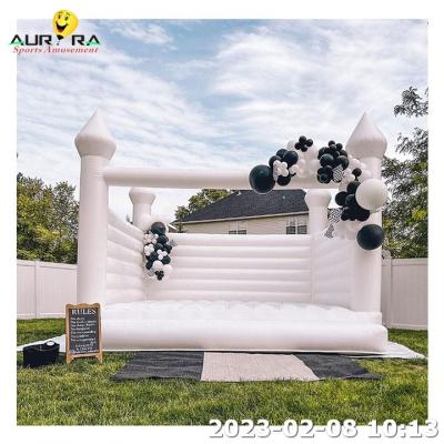 Cina Per l' Evento Casa gonfiabile bianca Bounce Kids Bouncer gonfiabile Per noleggio matrimonio in vendita