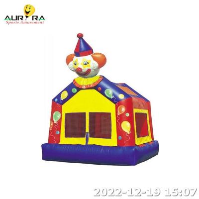 China Mini Bounce House Inflatable Kids Clown Air Bouncer Jumping House Outdoor Games for sale