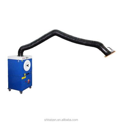 China Mobile Plant PTFE Laser Cutting Fume Extractor , Dust Collector With Single Suction Arm for sale