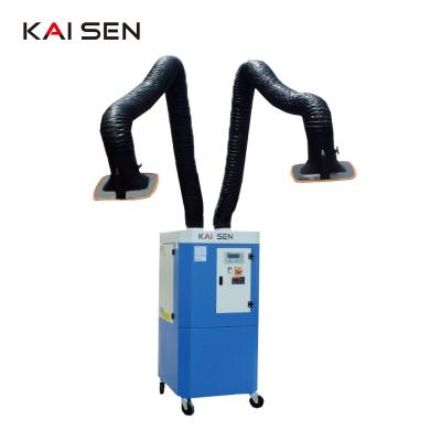 China Factory High Power Double Booths Automatic Welding Fume Eliminator Weld Cleaning Unit for sale