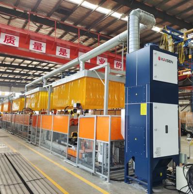 China Factory Robot Central Automation Welding House Steam Deduster With PVC Curtain for sale