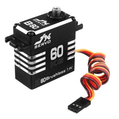 China Best Quality B60 JX Brushless RC Model 50kg Full Metal Digital Servo For Robot for sale