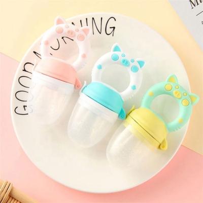 China Fruit Free Conductor Baby BPA Silicone Teether Infant Toy Baby Silicone Pacifier for sale