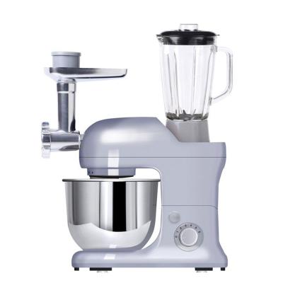 China Custom Design Logo Package Design Home Appliance Household 5 In 1 5L W Kitchen Food Dough Cake Bread Stand Mixer 5L With Blender And Juicer for sale