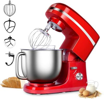 China Multi Design Kitchen Tilt Head Home Baking Use Powder Food Stand Mixers Grinder Machines Spiral Bread Electric Dough Mixer for sale