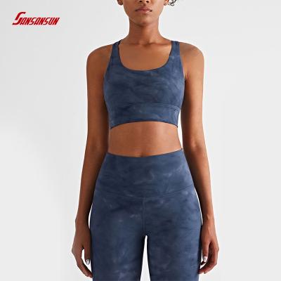 China 2021 Breathable Favorable Price Customized Adult Solid Custom Women Sports Bras And Seamless Culture Sports Bra for sale