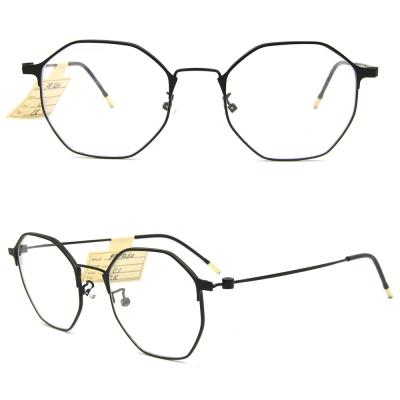 China For popular 2018 china fashion vintage eyewear metal optical frames designer glasses frames optical ready goods for woman man for sale