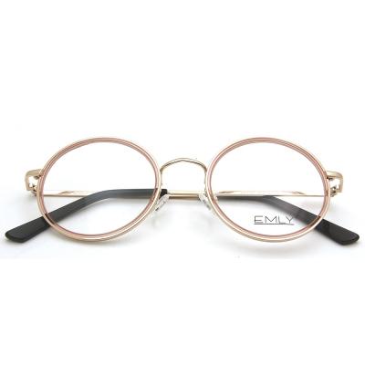 China 2019 Classic Designer Combine Fashion Nylon Acetate Eyewear Optical Metal Frame for sale