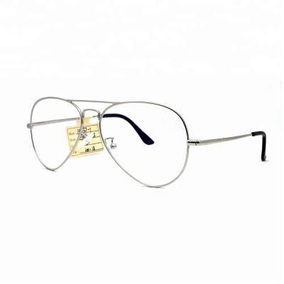 China Polit style outdoor sport eyewear black gold silver eyewear popular metal pilot frame high quality optical frame for sale