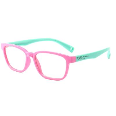 China For Reading Glass China Factory Wholesale Blocking Blue Glasses Kids Light Up TPEE Frames Computer Glass Ready Stock for sale