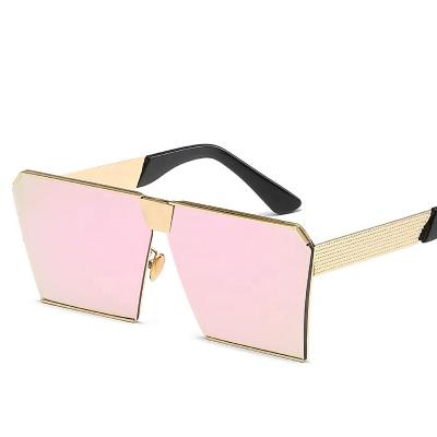 China 2020 Square Sun Glasses OEM Sunglasses Metal Fashion Oversized Women Men's Sunglasses Metal Eyeglasses Men for sale