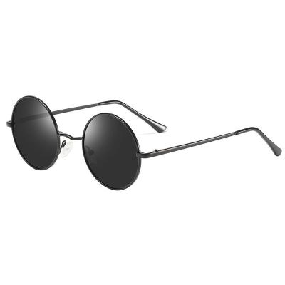 China Gothic Steampunk Fashion Sunglasses Round Metal Sun Glasses For Men Mirrored Designer Retro Vintage Oculos UV400 Sun Glass Brand for sale