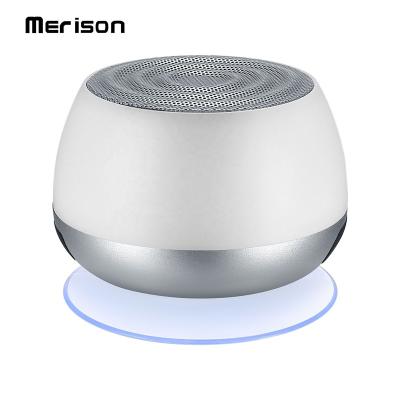 China ibastek colorful led light 3 watt lightweight bluetooth plastic portable led ceiling fm radio speakers for sale