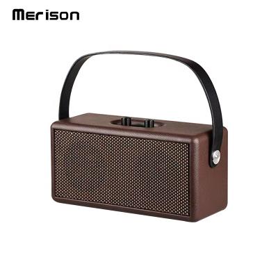 China Electronic aux speakers. Outdoor Powered Phone Full Function Full Range Wooden Bluetooth Stereo Great for sale