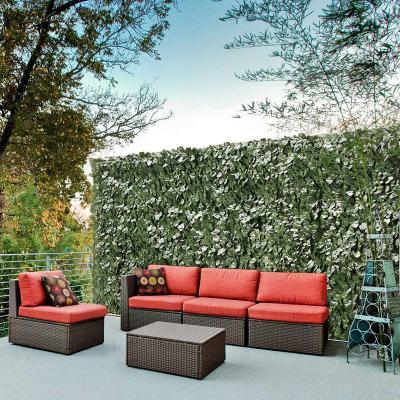 China High Quality Eco - Friendly Artificial Nature Garden IVY Fence Panels With Ce , SGS for sale