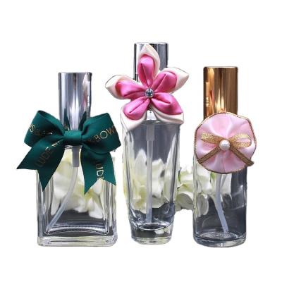 China Eco - Friendly Materials Mini Perfume Bottle With Elastic Ribbon Bow for sale