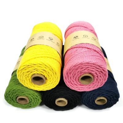 China 1mm 2mm 3mm 5mm 6mm Twisted Jute 8mm Wholesale Natural Viable Macrame Rope Cotton Jute For Home Decoration for sale