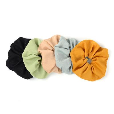 China Girls Hair Ties or Decorations 2020 New Design High Quality Silk Baby Hair Scrunchies for sale