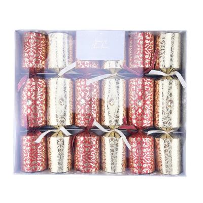 China Paper Manufacture Luxury Firework Christmas Cracker Bangers With Gifts for sale