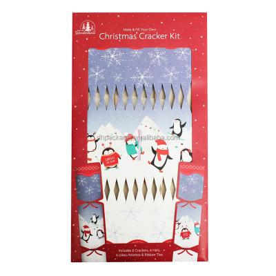 China Paper Factory Supply Make your Own Christmas Cracker Kit DIY Christmas Crackers for sale