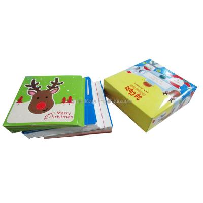 China China wholesale blank 30 recycled paper christmas greeting cards with envelopes for sale