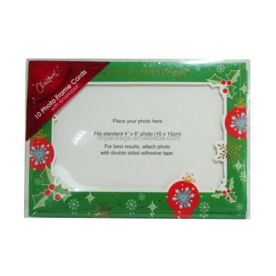 China China Factory supply 10 Pack valentines day wedding display photo frame christmas greeting cards for sale