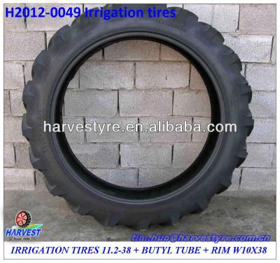 China Irrigation system/machine tire+rim irrigation 11.2-38 for sale