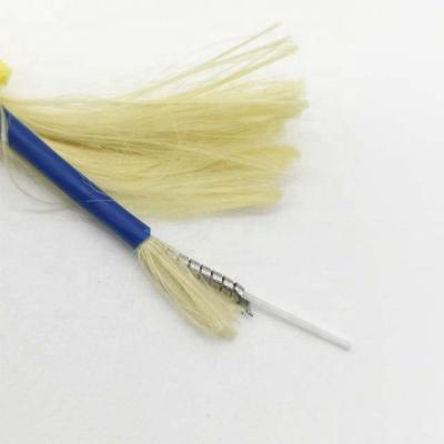 China 1 Core Single Mode Fiber Optic Cable Communication Cable Swimming Pool Stripper ROV Yellow Underwater Floating Lanyard DINGBAI10300 for sale