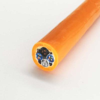 China Marine low voltage hybrid CAT5 cable designed to provide signals for underwater robots for sale