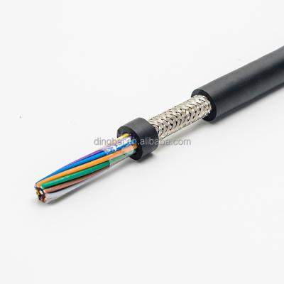 China Mahcine PVC Flexible Braided Multicore Soft Robot Cable for sale