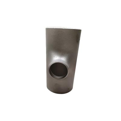 China Petroleum Factory price 1/2 Inch To 42 Inch stainless steel/Carbon Steel Pipe Fitting Butt weld Straight Reducing Tee for sale