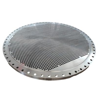 China Petroleum Hot sale Customized CNC Machining Heat Exchanger Duplex Stainless Steel tube sheet flange for sale