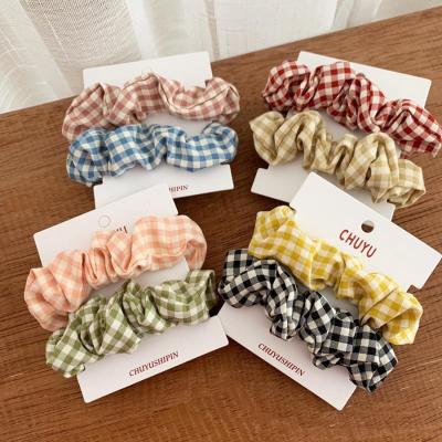 China Elastic Hair Ring Scrunchies For Girls Hair Circle Hair Rope Korean Small Hair Decoration IFOND Rope Main Square for sale