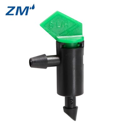 China Garden Irrigation Plastic Irrigation Flow Device Watering Barbed Emitter for sale