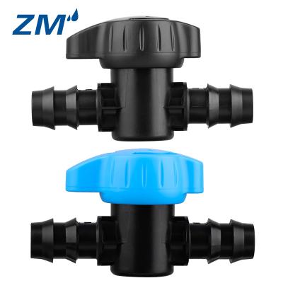 China Easy Installation Mini Valve for 16mm Irrigation Tube, Hose Connectors Barbed Valve Suitable for Agricultura Garden for sale