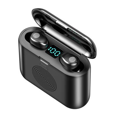 China Amazon hot sale bocinas bluetooth 5.0 earbuds tws comfortable wearing wireless earphone f9 rip off talking for sale