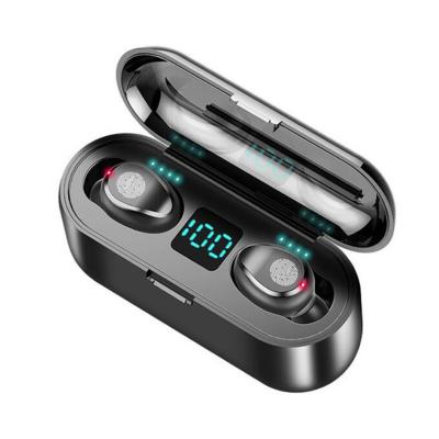 China Water proof earbuds F9-3 good quality bluetooth earbuds water proof wireless earbuds with long lasting battery for sale