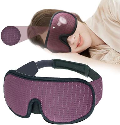 China Anti-Puffiness 3D Contoured Cup 100% Lights Blockout Blindfold Molded Eye Shade Cover Sleep Mask For Women Men for sale