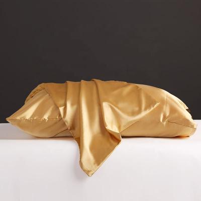 China Home Travel Queen Size Envelope Closure Soft 100% Satin Pillow Case for sale